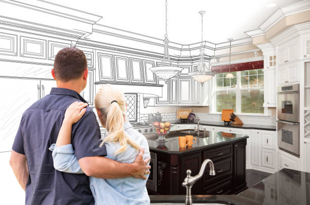 Professional Kitchen Island Installation technician working in Glenelg, MD